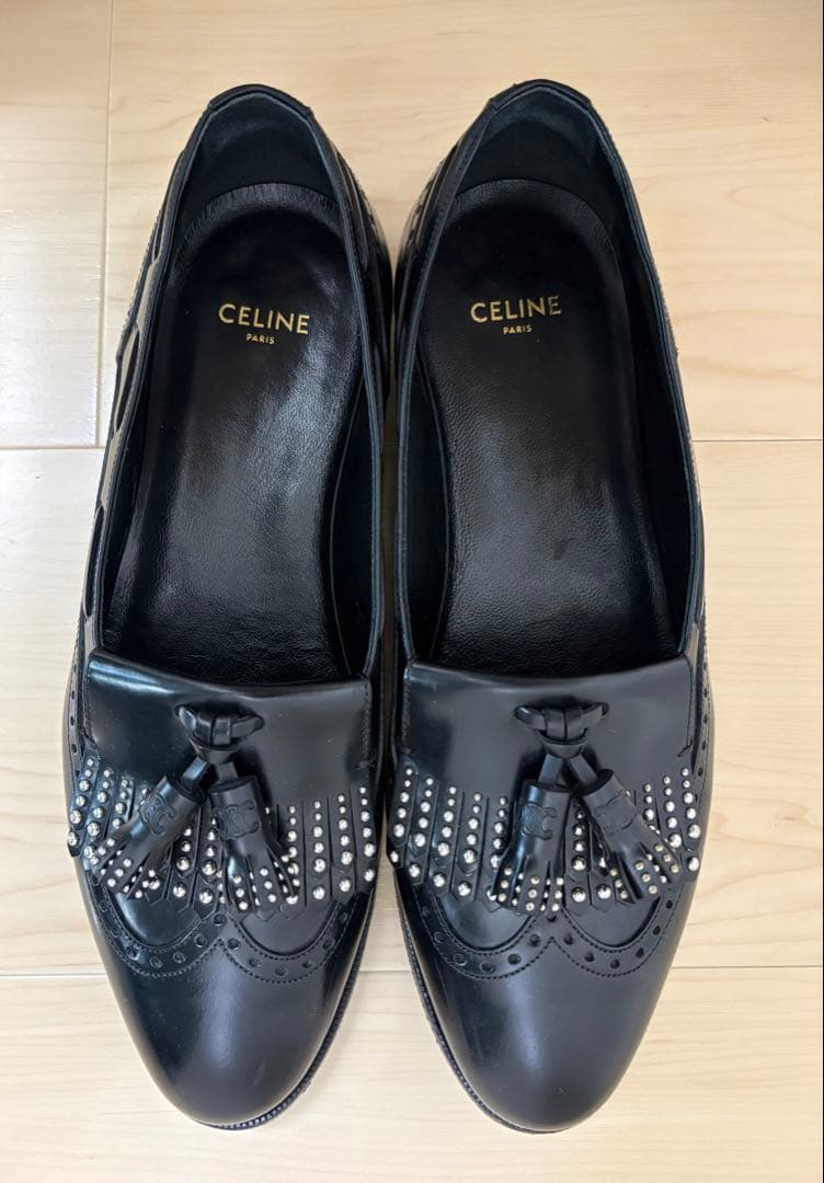 値下げ【CELINE】アビンドン タッセルローファー ブラック　セリーヌ 37
