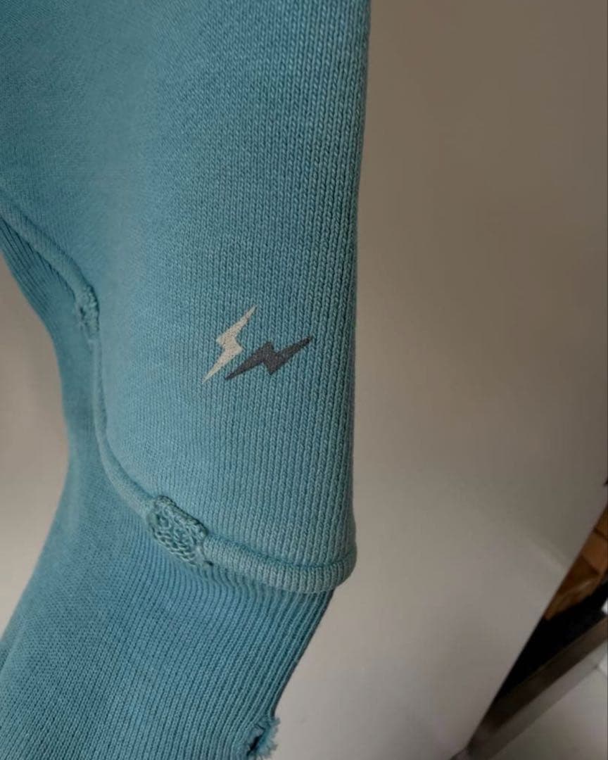 エレクトリックコテージ　ダメージ加工 パーカー