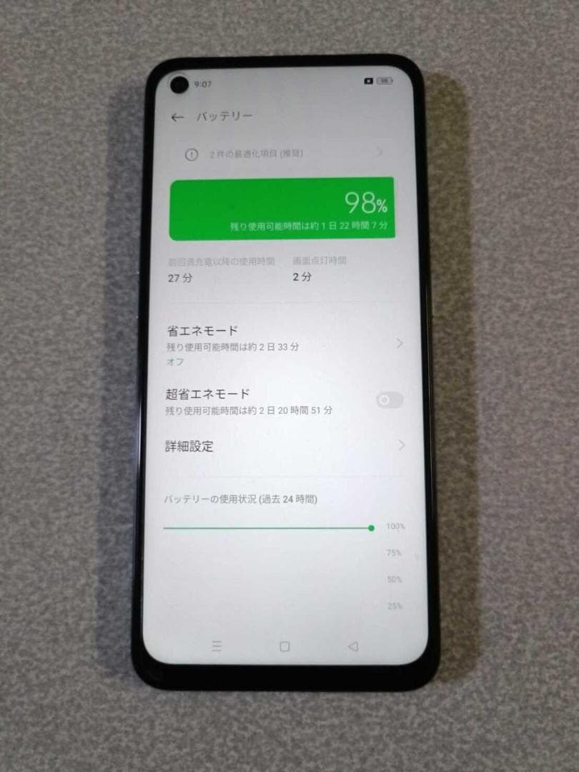 OPPO A55s 5G グリーン SIMフリー 本体