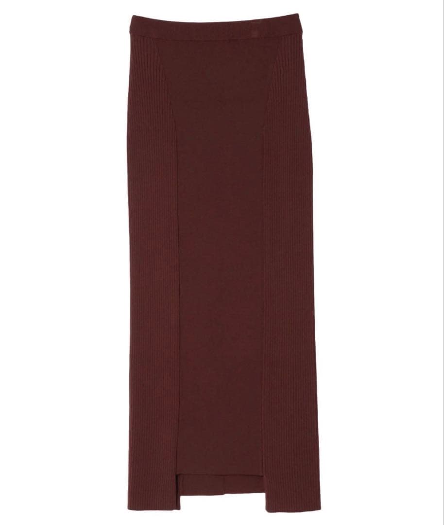 24AW【美品】UN3D. リブニットタイトスカート