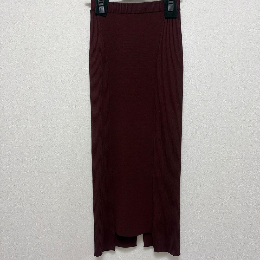 24AW【美品】UN3D. リブニットタイトスカート
