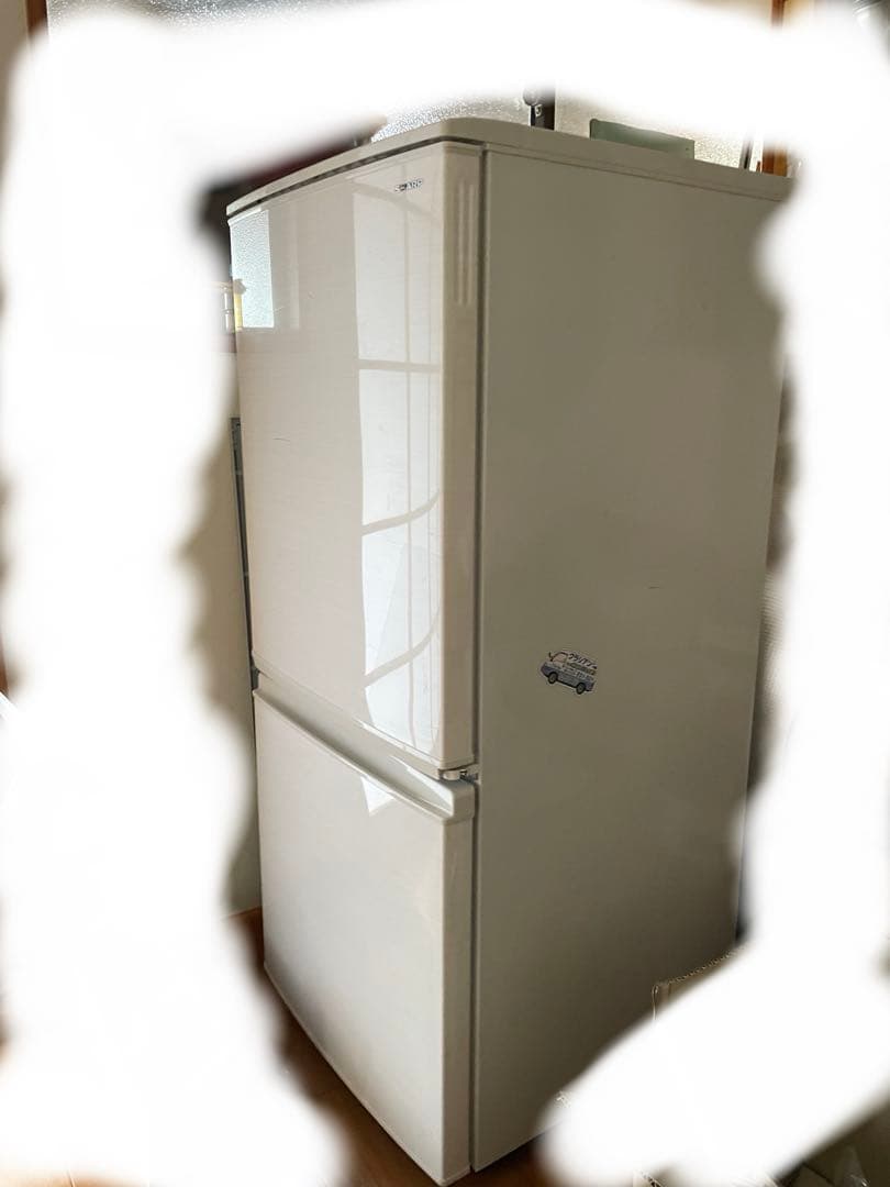 SHARP ホワイト 2ドア 冷蔵庫　美品　両側扉