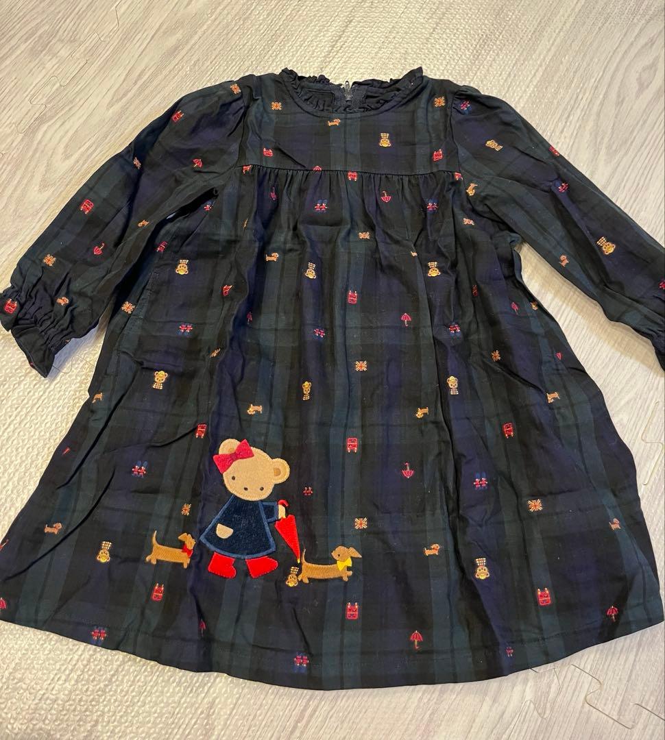 familiar 90サイズ ワンピース