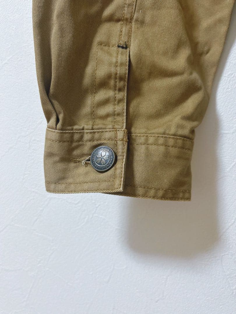 流儀　花鳥風月　XL オーバーオール　つなぎ　和柄　刺繍　希少