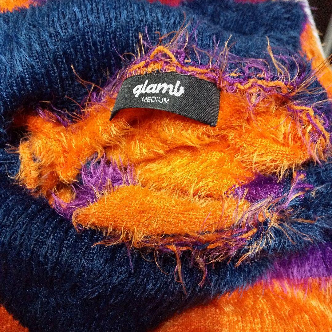 お値下げ！1回着用 glamb タートルネックボーダーニットM