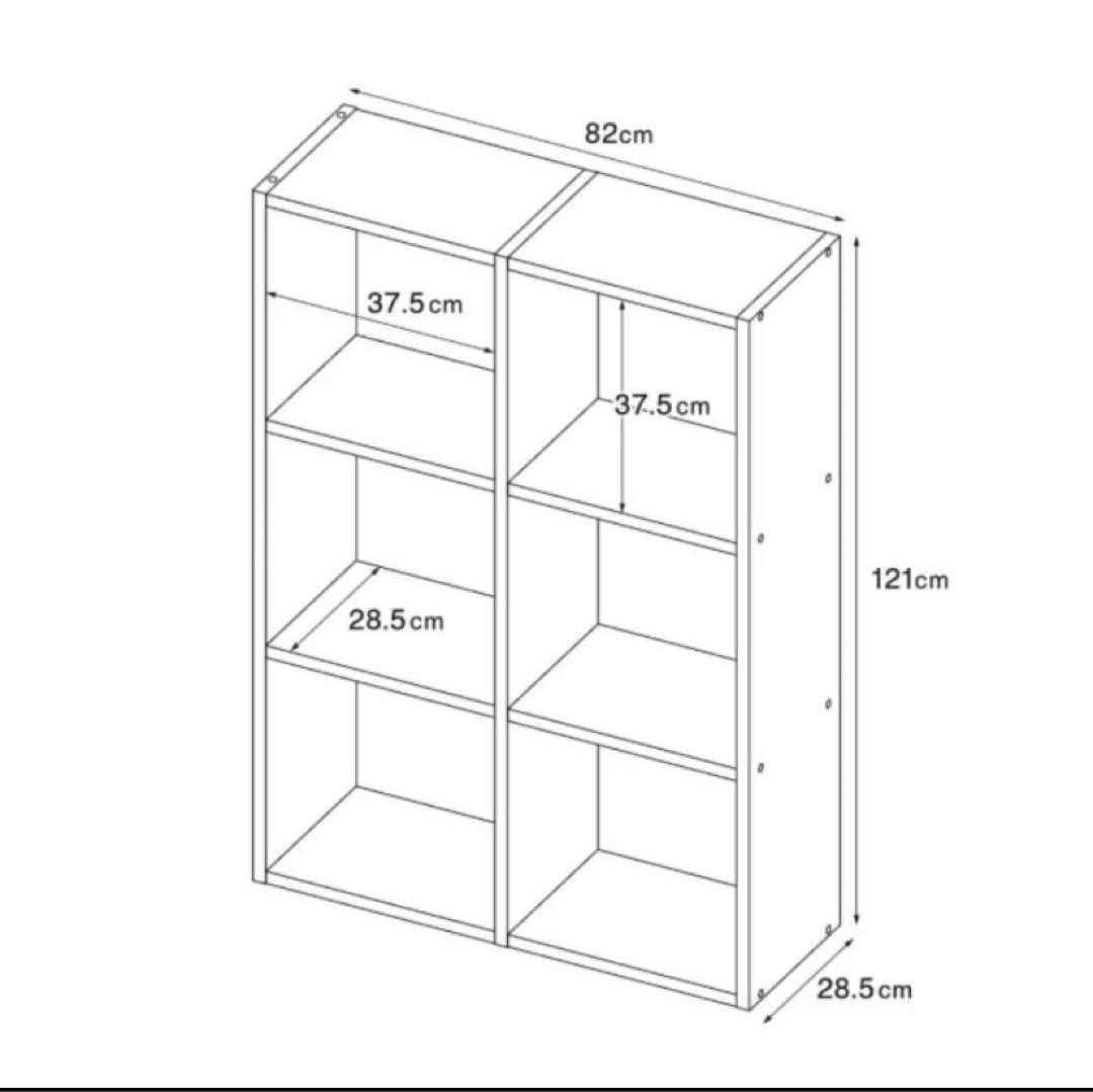 nnjjoo 無印良品　スタッキングユニットシェルフセット　3段　2列