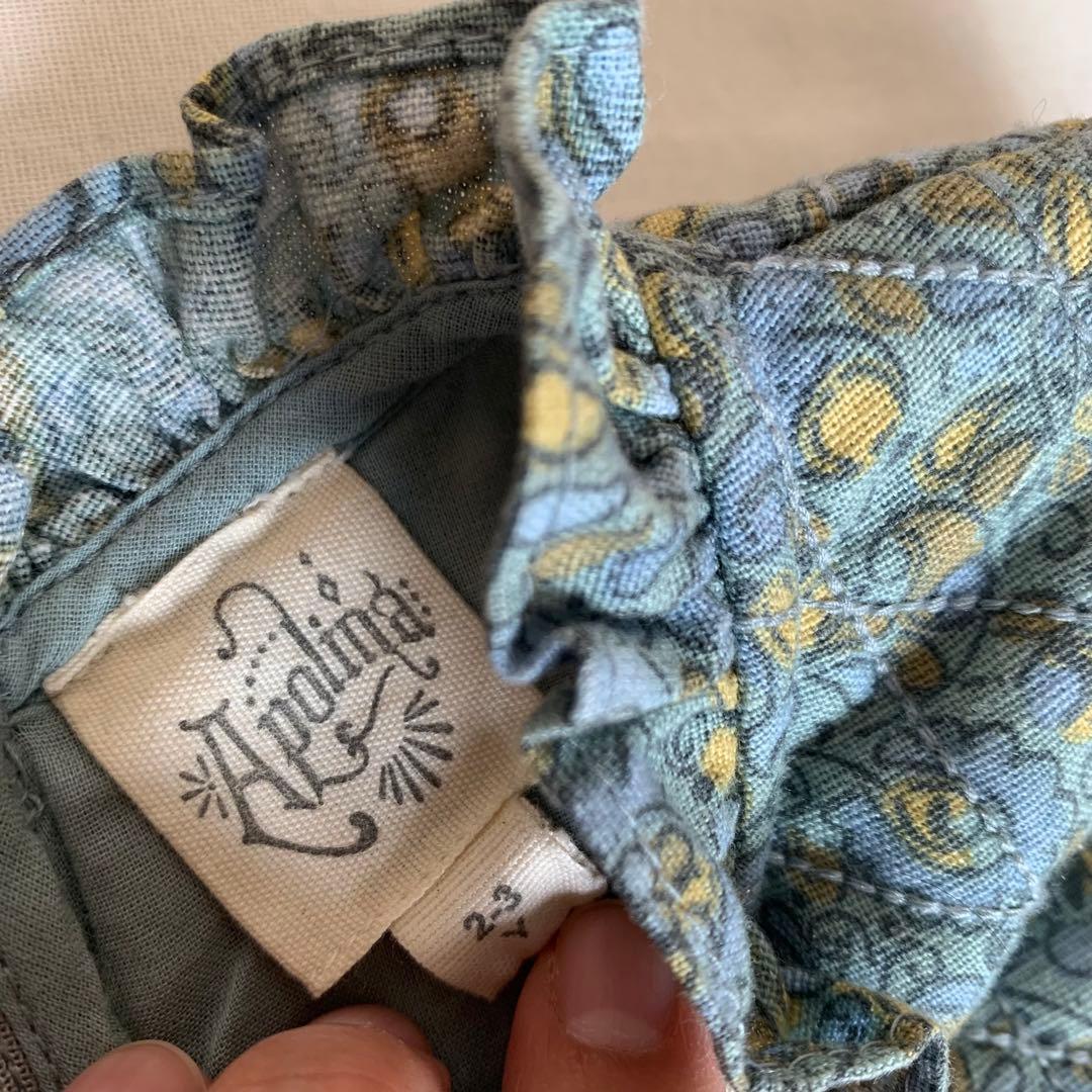 【apolina】キルティングワンピース　2-3y