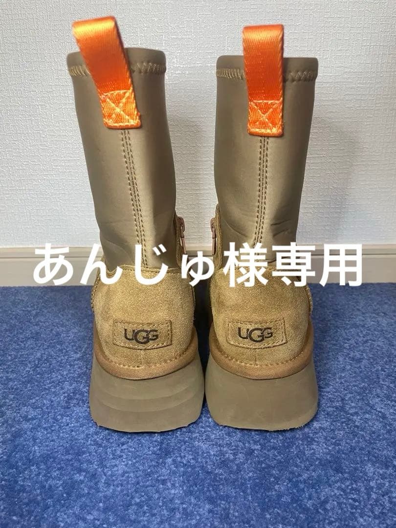 【美品】UGG 厚底 ムートンブーツ クラシック ディッパー 24cm