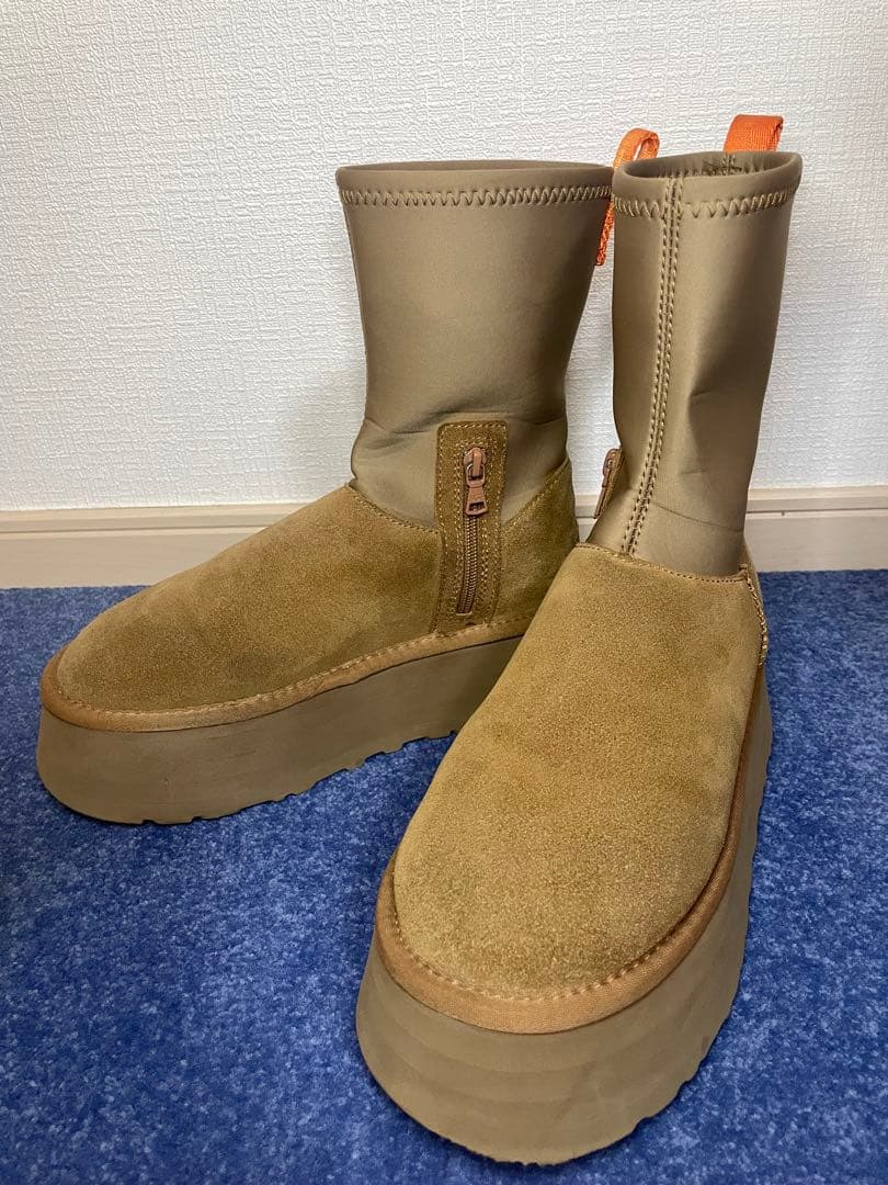 【美品】UGG 厚底 ムートンブーツ クラシック ディッパー 24cm