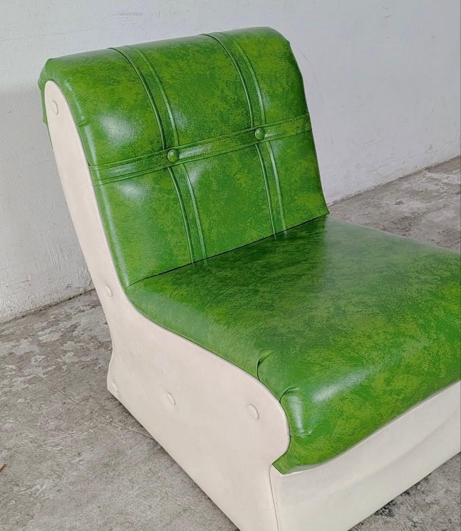 くま　スペースエイジ　レトロ　ヴィンテージソファ　2つセット