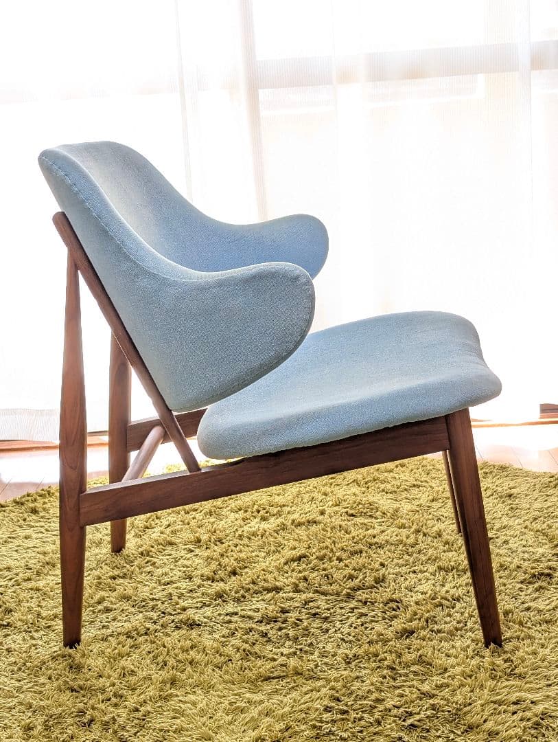 ☆希少 復刻版☆イージーチェア IL-10 ウォールナット無垢 キタニ アクタス