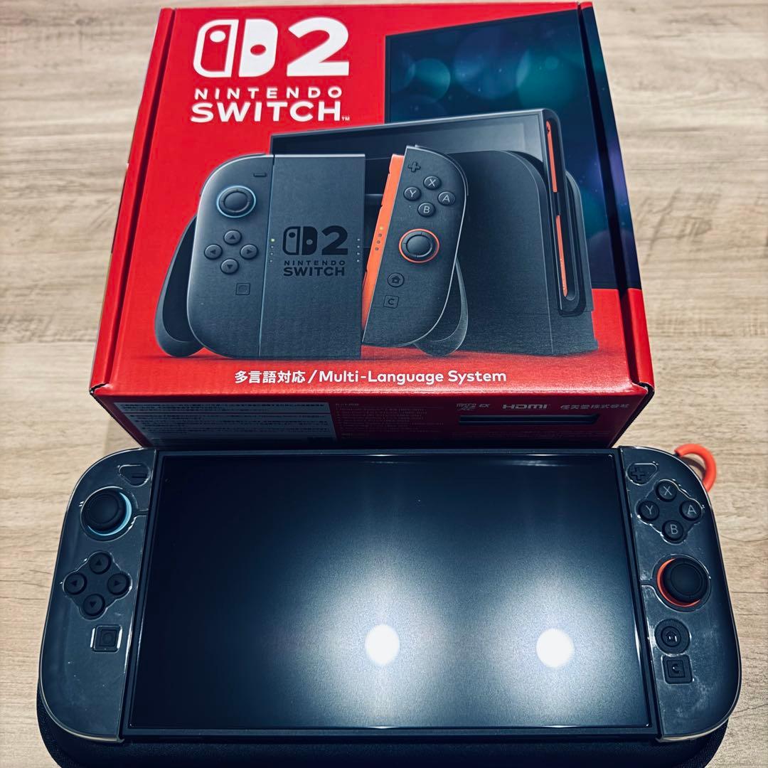 Nintendo Switch2 多言語対応版 本体 純正ケース付き