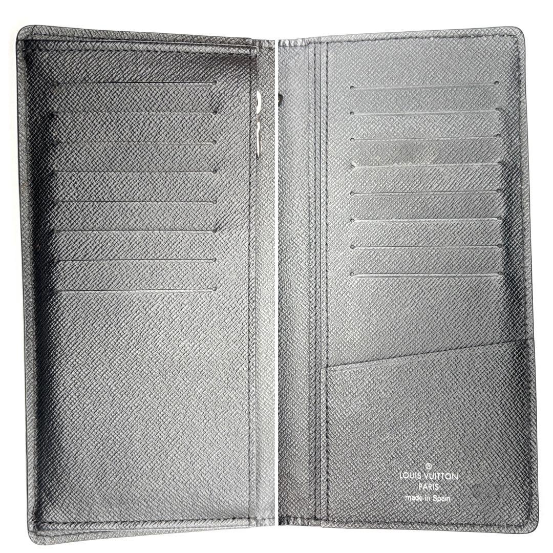 未使用に近い ルイヴィトン 長財布 ポルトフォイユ ブラザ エピ レザー ロゴ