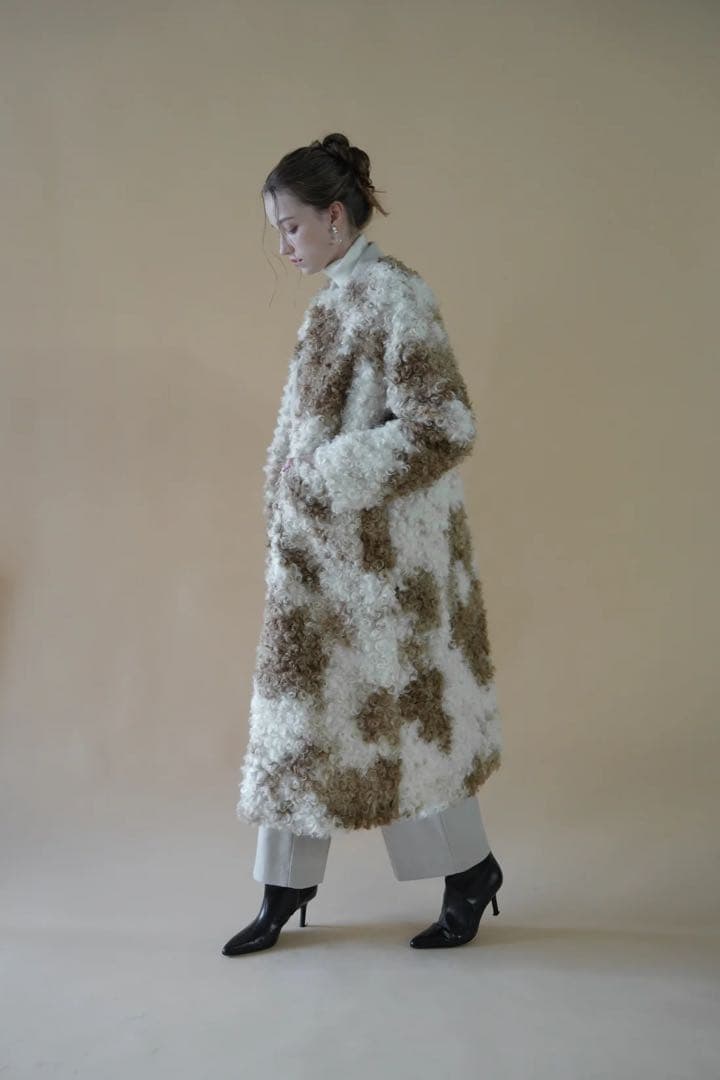 最終値下げ　Acka curly mix fur coat