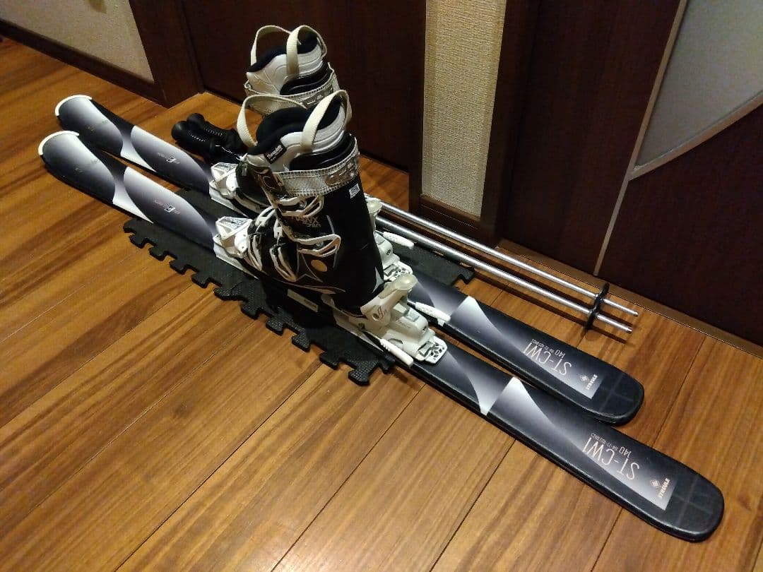 STREULE/学生・レディース用/スキーセット/メンテ・WAX済み✔軽量板！