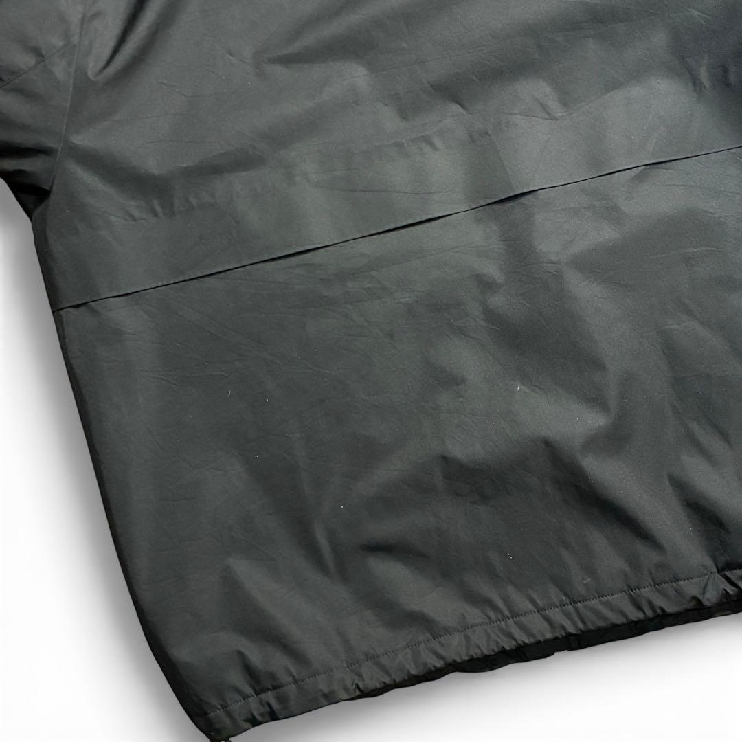   中綿 ナイロンジャケット テック系 オールブラック