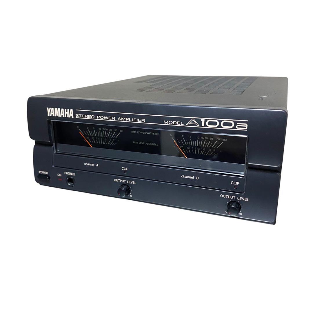 【動作品】YAMAHA パワーアンプ　A100a ステレオパワーアンプ