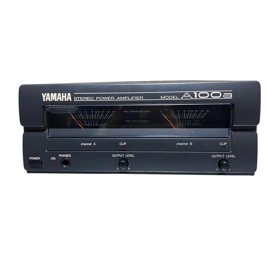 【動作品】YAMAHA パワーアンプ　A100a ステレオパワーアンプ