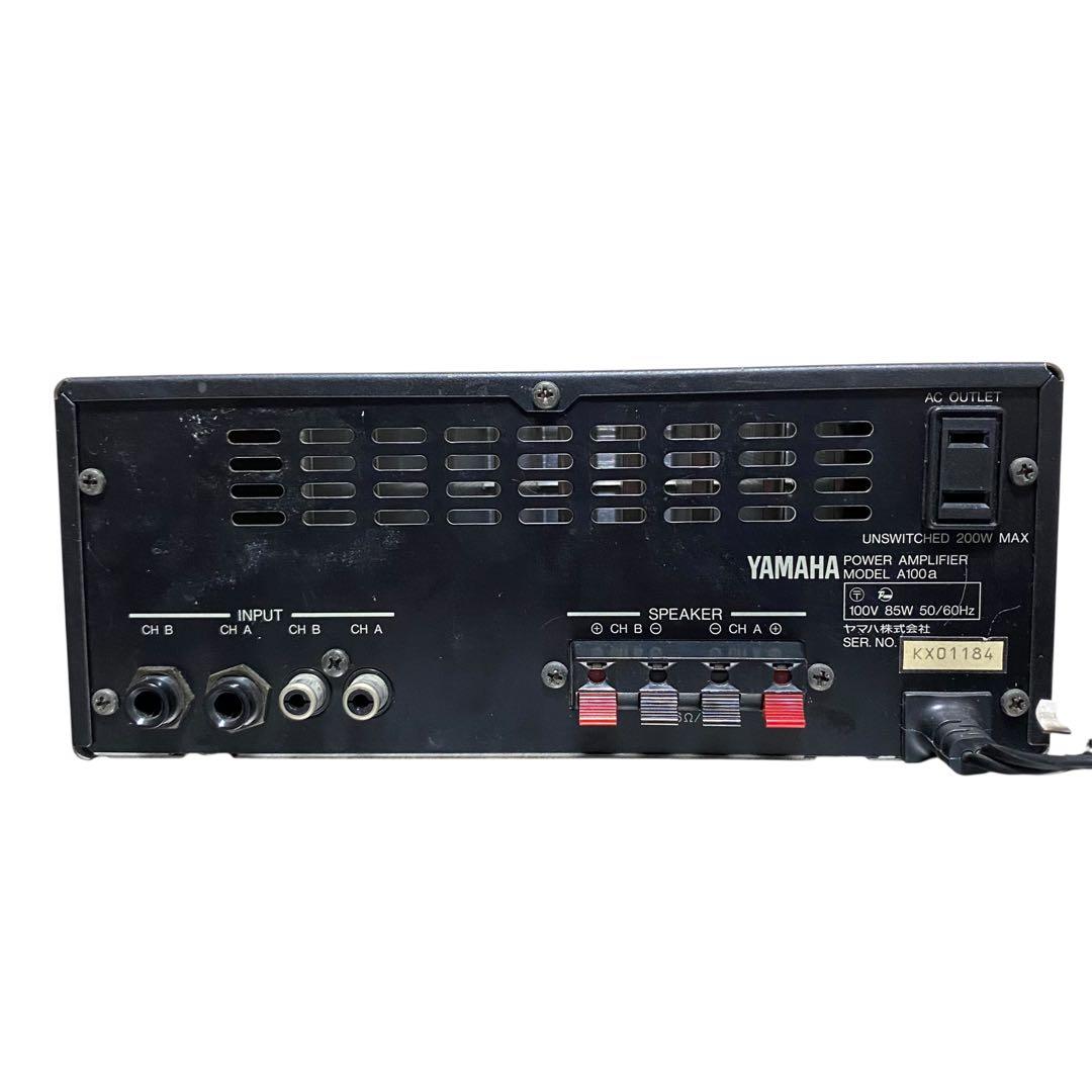 【動作品】YAMAHA パワーアンプ　A100a ステレオパワーアンプ