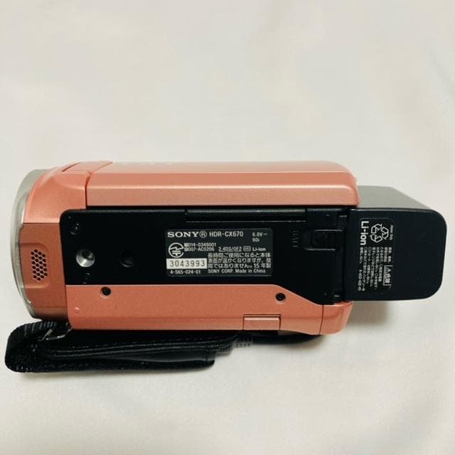 SONY ソニー HDR-CX670 ピンク ビデオカメラ