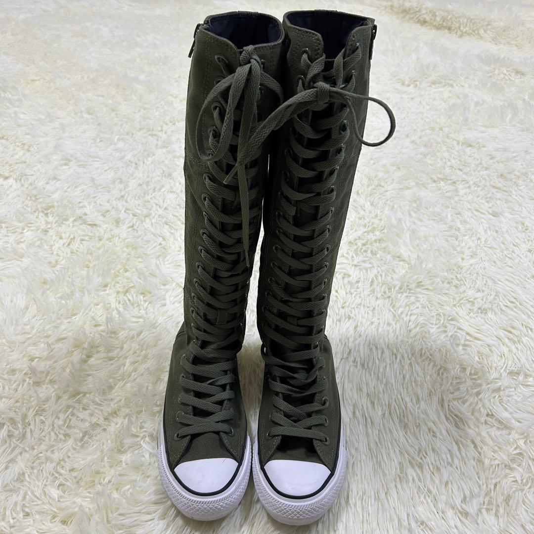 【美品】コンバース 21ホール XX−HI ハイカットスニーカー ロングブーツ