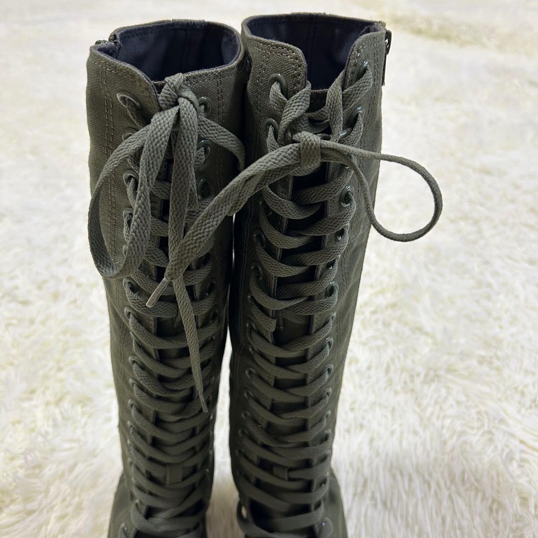 【美品】コンバース 21ホール XX−HI ハイカットスニーカー ロングブーツ