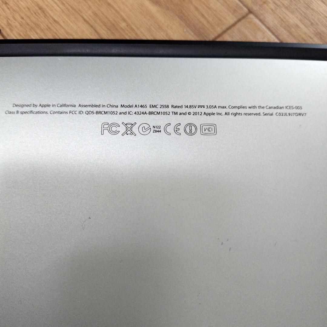 最終MacBook Air (11-inch,2012) ACアダプタ付属