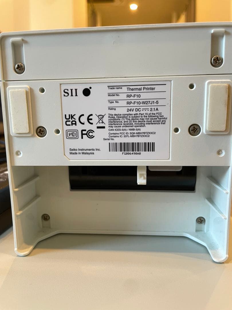 サーマルプリンター RP-F10、プッシュ式キャッシャー