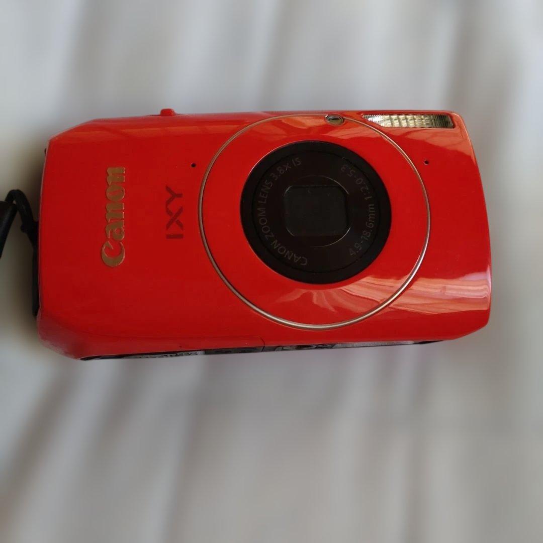 Canon IXY 30S 赤　　デジカメ　ジャンク