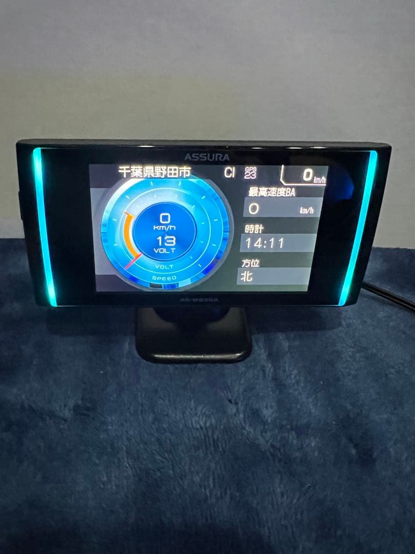 セルスター レーダー探知機　AR-W83GA タッチパネル　無線LAN搭載