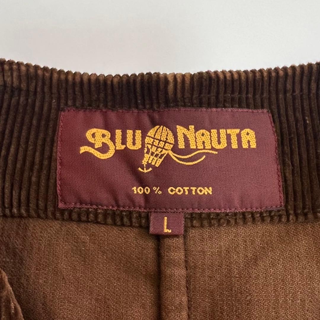【希少】BLU NAUTA イタリア製 コーデュロイ ベスト L ブラウン