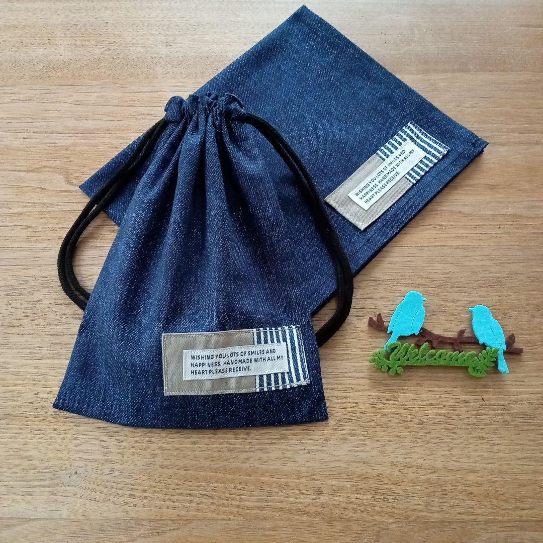 りんごリンゴ様 リクエスト 6点 まとめ商品 給食セット ランチョンマット 巾着