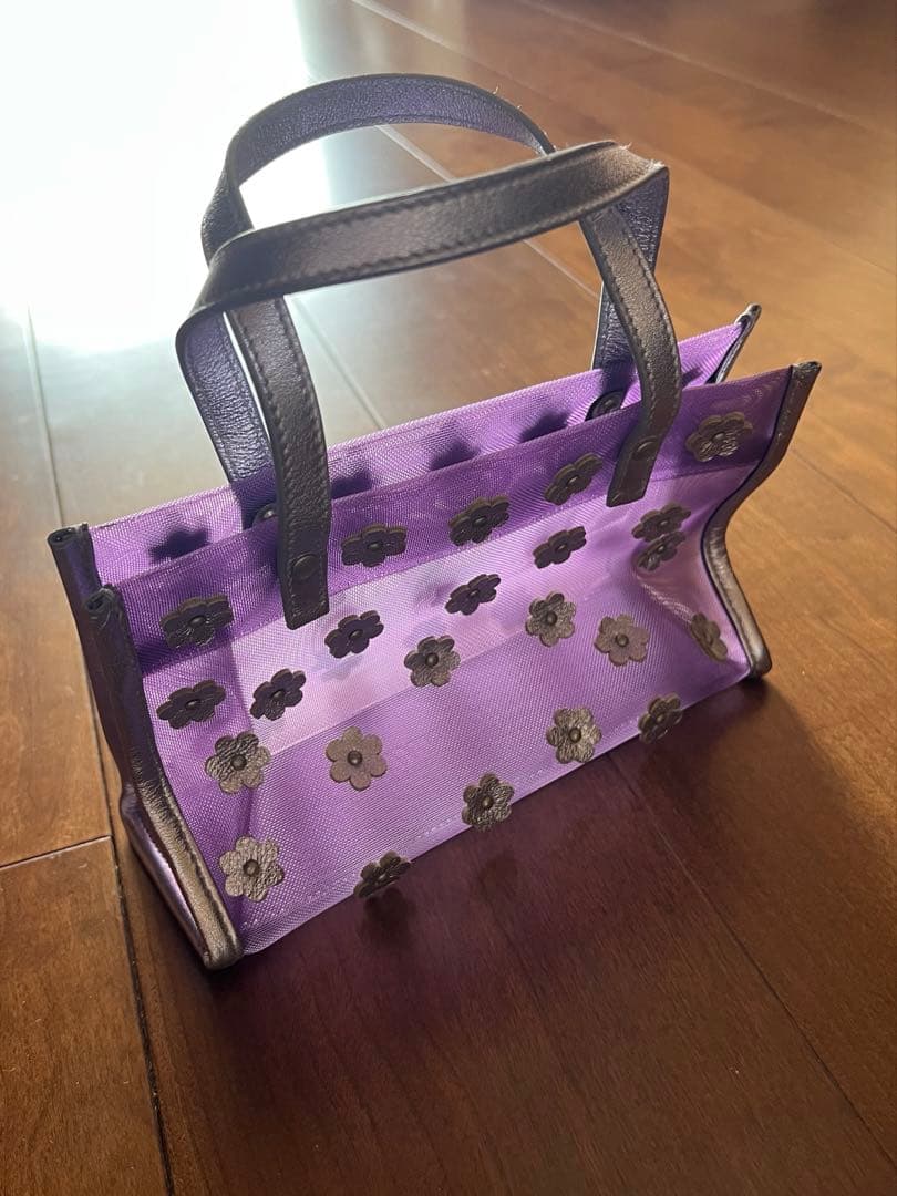 MIU MIU メッシュハンドバッグ　花柄