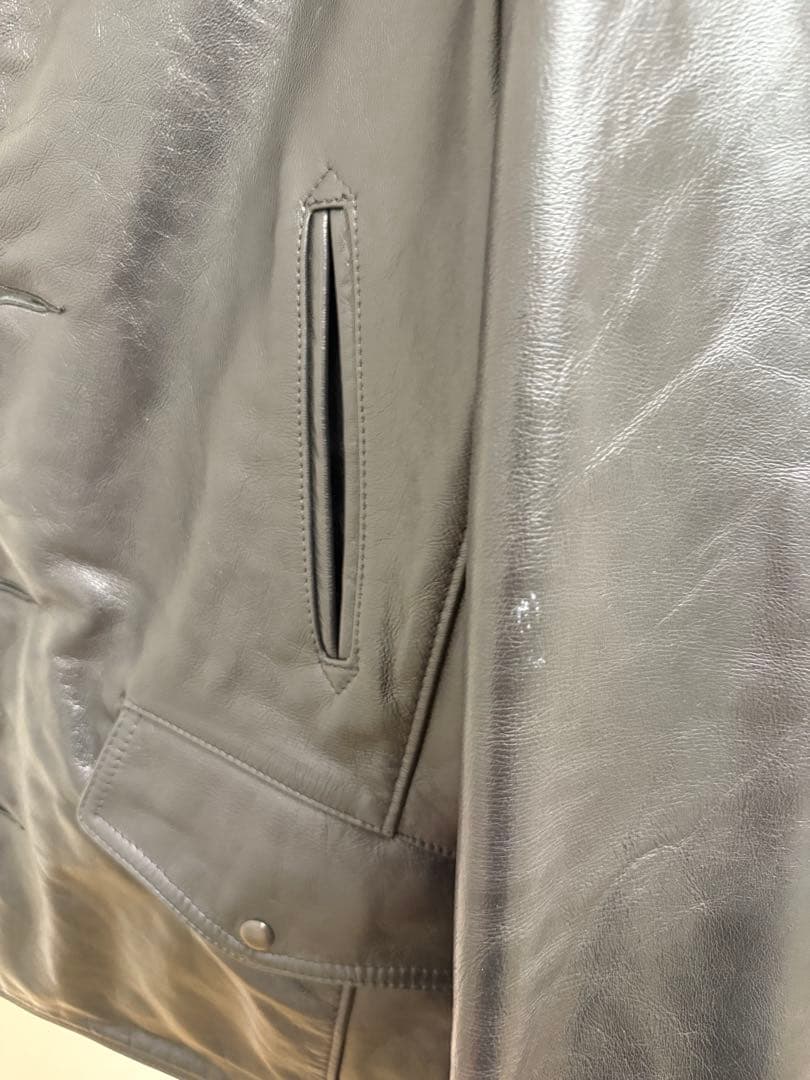 11/30まで値下げ:ほぼ未使用 AVIREX レザースイッチヤードコート