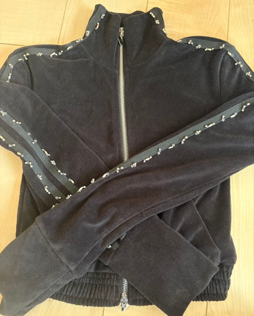 ジャケット・アウター theredthread beaded track jersey jacket
