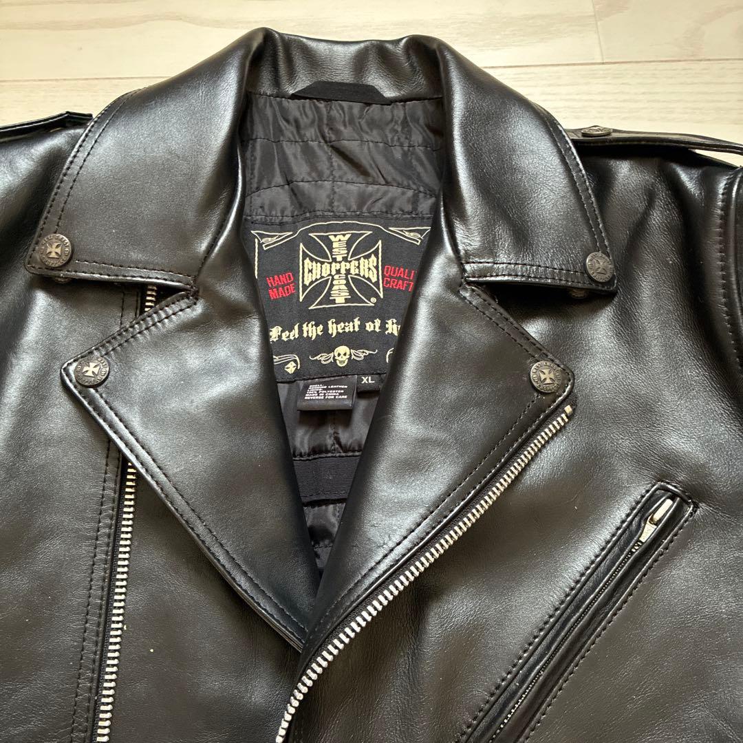 ウェストコーストチョッパーズ レザー　革ジャン　サイズXL