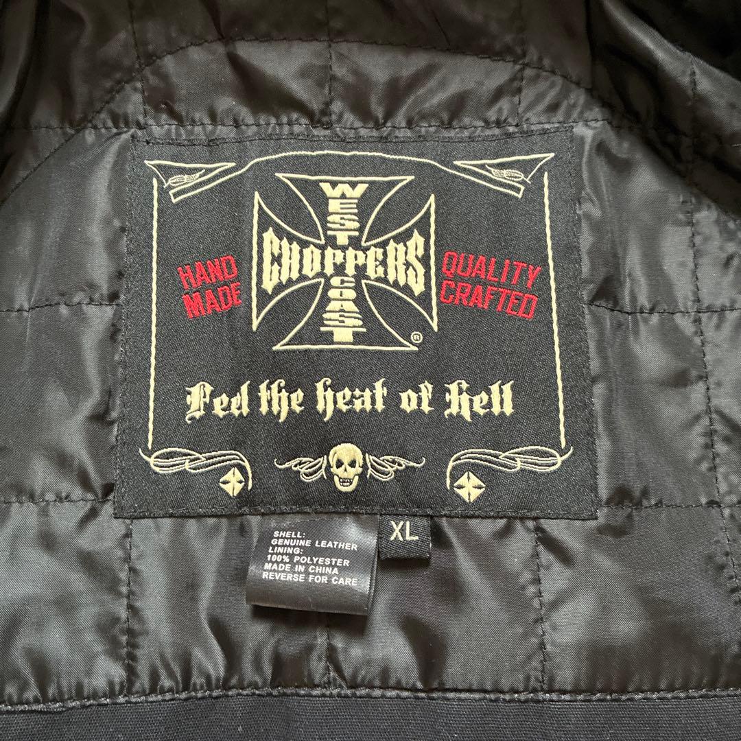 ウェストコーストチョッパーズ レザー　革ジャン　サイズXL