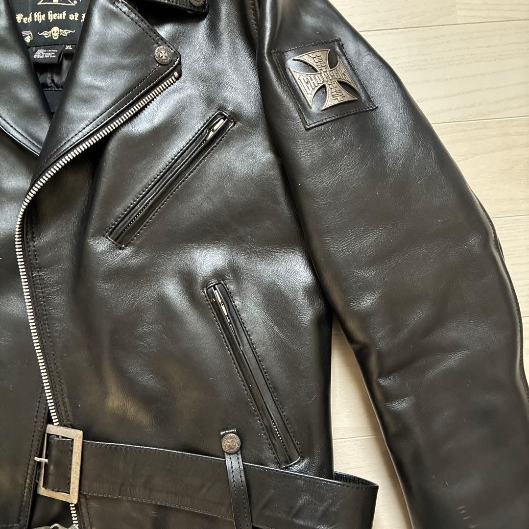 ウェストコーストチョッパーズ レザー　革ジャン　サイズXL