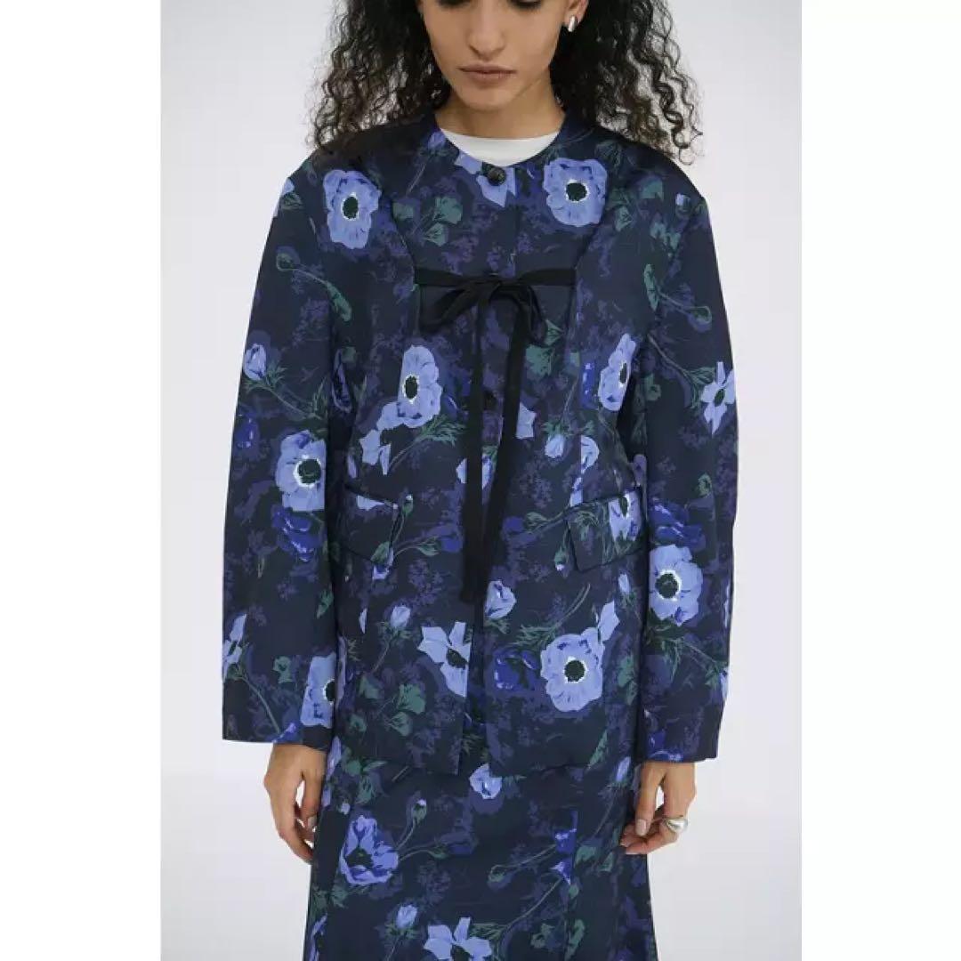 CLANE クラネSCARF FLOWER RIBBON TOPS 2025ss