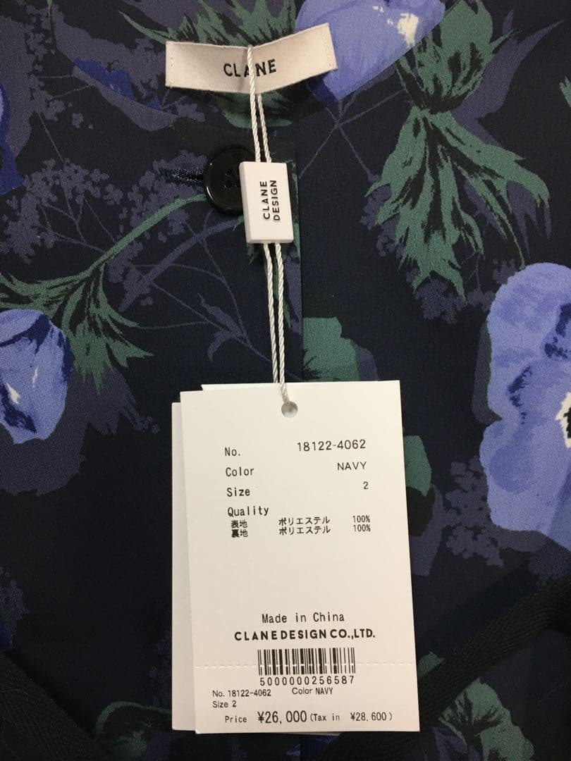 CLANE クラネSCARF FLOWER RIBBON TOPS 2025ss