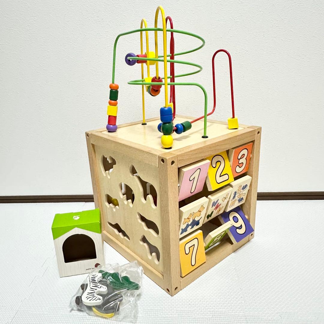 ★ No.8 木製玩具　森の遊び箱　10点