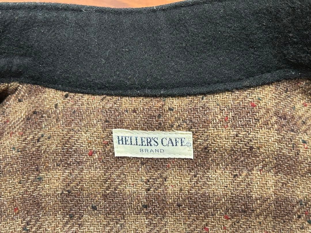Heller's cafe ヘラーズカフェ モーターサイクルジャケット　38