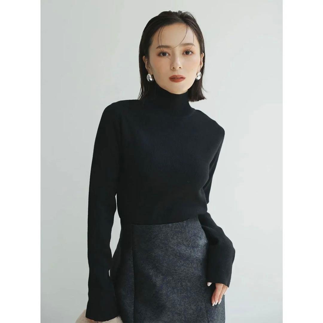 anuans（アニュアンス）ニュアンスモチーフジャガードスカートS