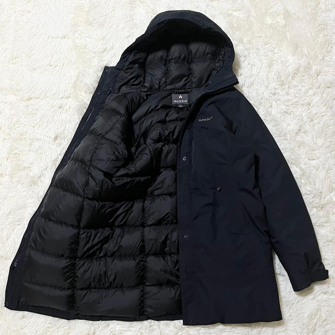 モンベル ベルニナダウンコート 800FP レディース L ブラック