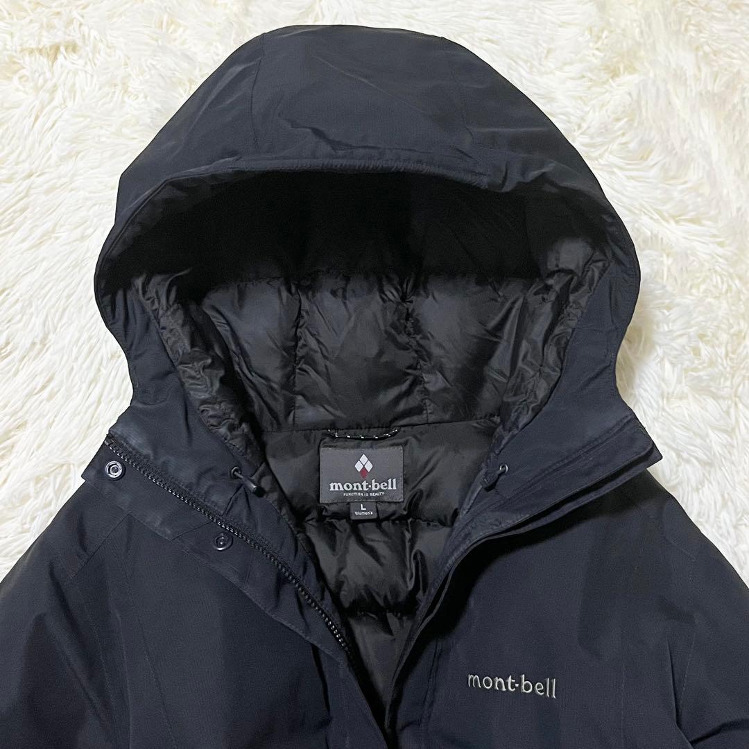 モンベル ベルニナダウンコート 800FP レディース L ブラック