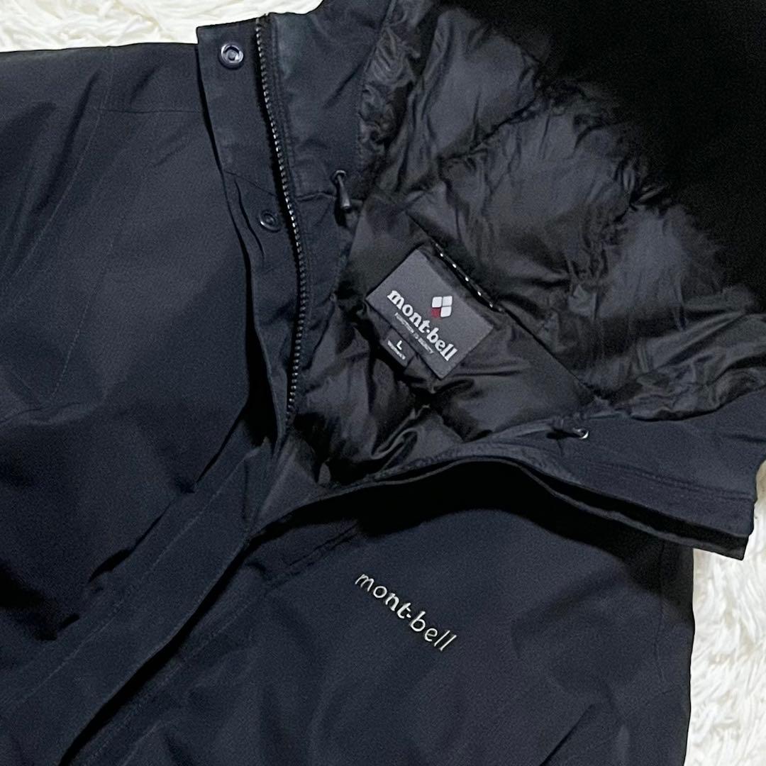 モンベル ベルニナダウンコート 800FP レディース L ブラック