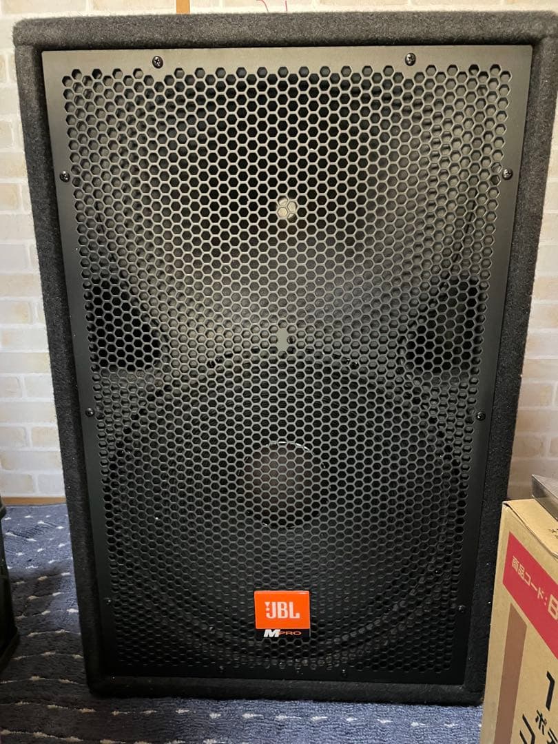JBL M PRO パッシブスピーカー2台とスタンド