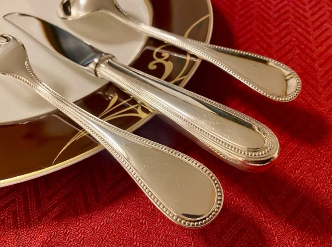 【にゃこもこさま専用商品】クリストフル パール カトラリーセット