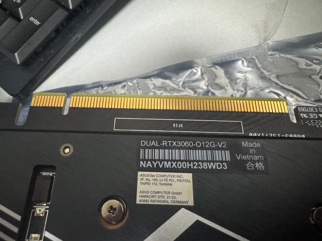 グラフィックボード・グラボ・ビデオカード ASUS NVIDIA GeForce RTX 3060 12GB