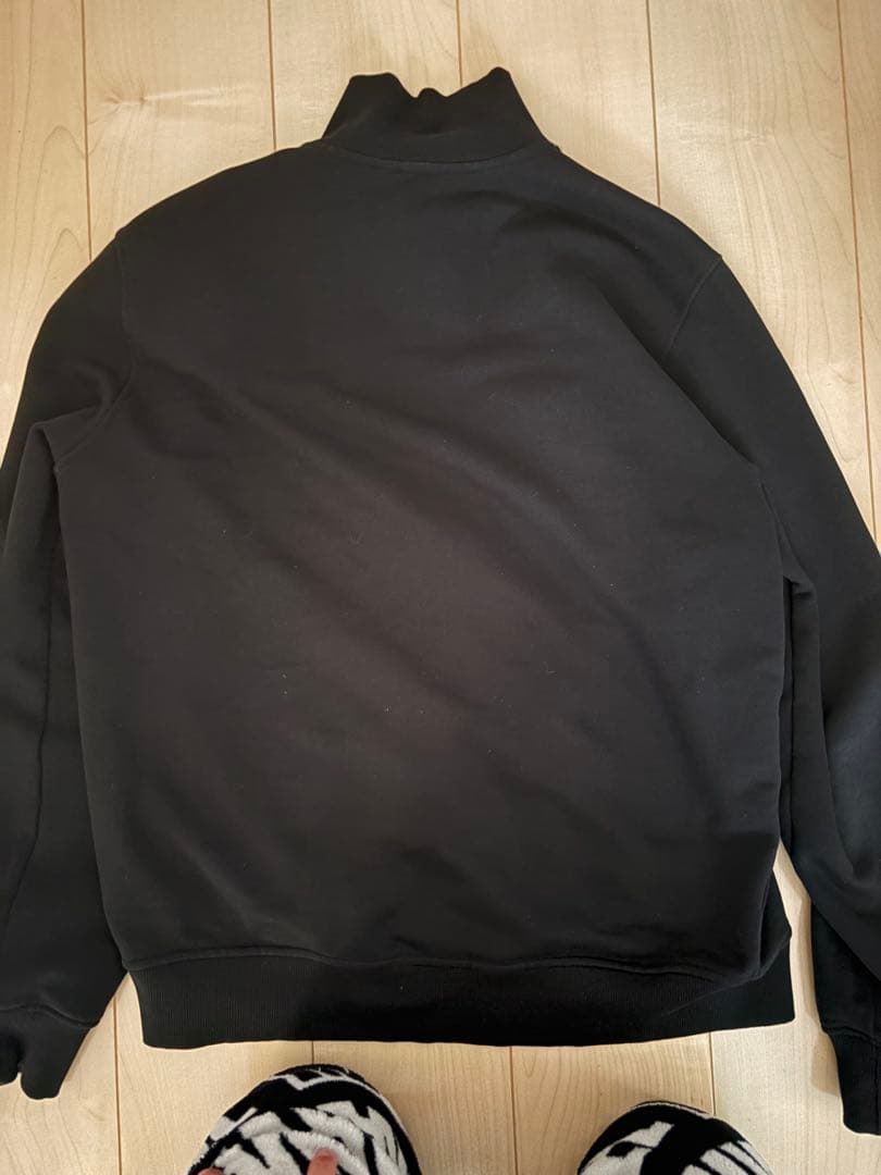 DIESEL 黒 ジップアップ ハイネックジャケット